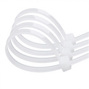 HD-CT01 CABLE TIE11 YF-CT01 Self-locking Flame Retardant Nylon Cable Ties Black and White Plastic Bundling Straps