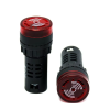 YF-SSAD16-22SM Buzzer 220V Intermittent with LED Light Flashing Sound and Light Alarm