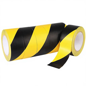 YF-WT01 WARNING TAPE3 YF-WT01 Warning Tape Wholesale Black Yellow PVC Floor Tape Zebra-striped Safety Construction Site Easy to Apply & Remove Line-marking