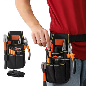 YF-TB01 TOOL BAG8 YF-TB01 Multi-layer Electrician Toolkit Adjustable Thickened Wear-resistant Tool Waist Bag Belt Industrial-grade Hardware Tool